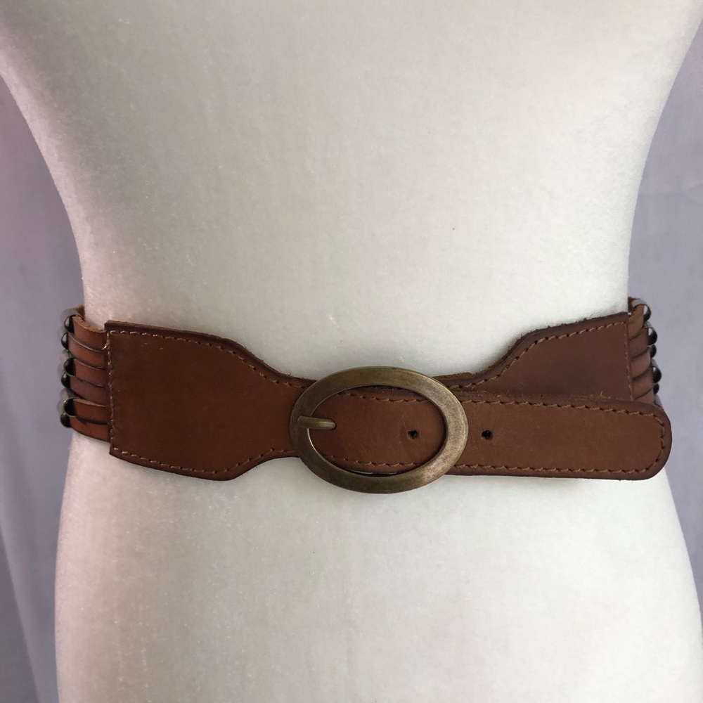Leather belt, M, in perfect condition